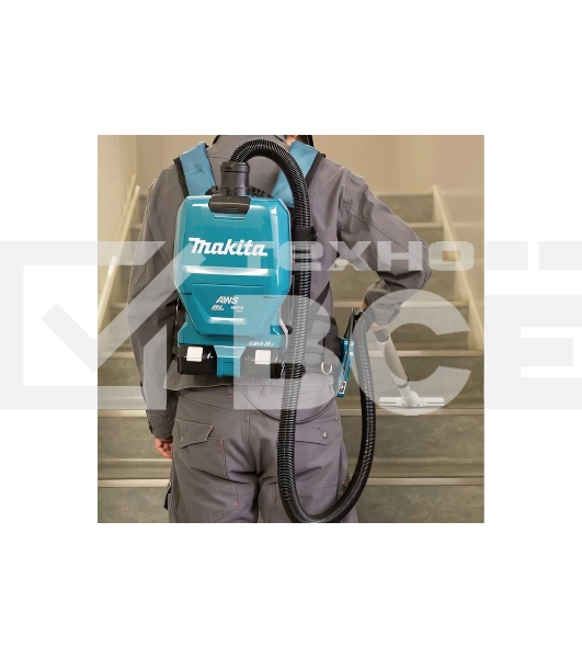 Строительный пылесос MAKITA DVC265ZXU аккумуляторный Li-ion, 36 В, уборка сухая, пылесборник мешок, 2 л, без АКБ, без ЗУ