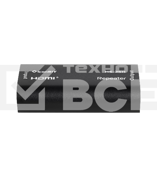 Повторитель-усилитель сигнала HDMI iconBIT HS-2511 поддержка 4К30, до 40 метров