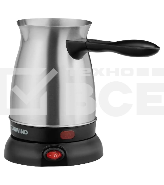 Электрическая турка Starwind STS6054 600Вт серебристый/черный