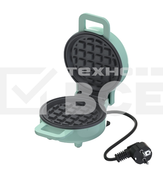 Вафельница для венских вафель MAXVI SM552P tiffany blue