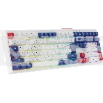 Клавиатура проводная Oklick 725G белый/красный USB Multimedia for gamer LED (2070294), фото5