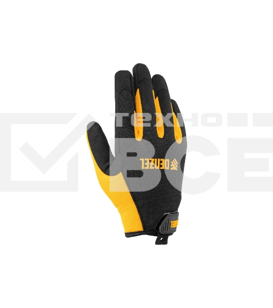 Перчатки универсальные Denzel 67994 на липучке, размер 10