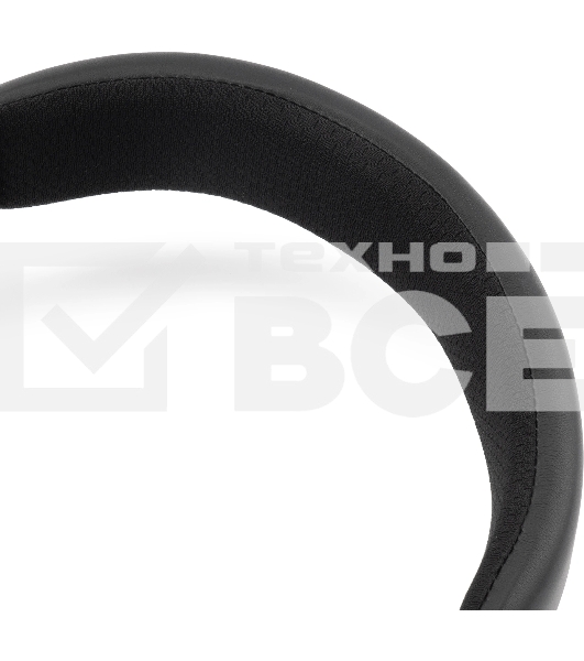 Наушники с микрофоном Оклик HS-L305G черный/красный 2м мониторные оголовье (2060511)