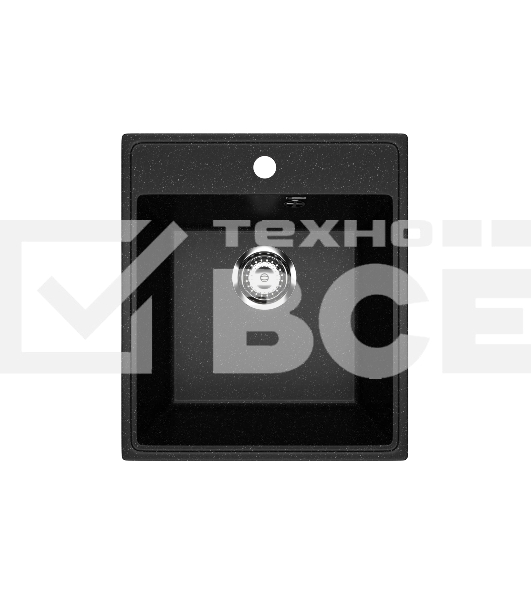 Мойка кухонная PRACTIK PR-M 425-004 черный оникс