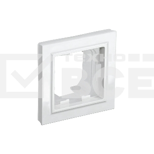 Рамка 1-мест. IEK BRITE IP44 РУ-1-БрБ-44 белый