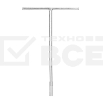 Торцевой ключ с Т-образной ручкой Deli DL08 8мм (размер 285х183 мм), фото 1