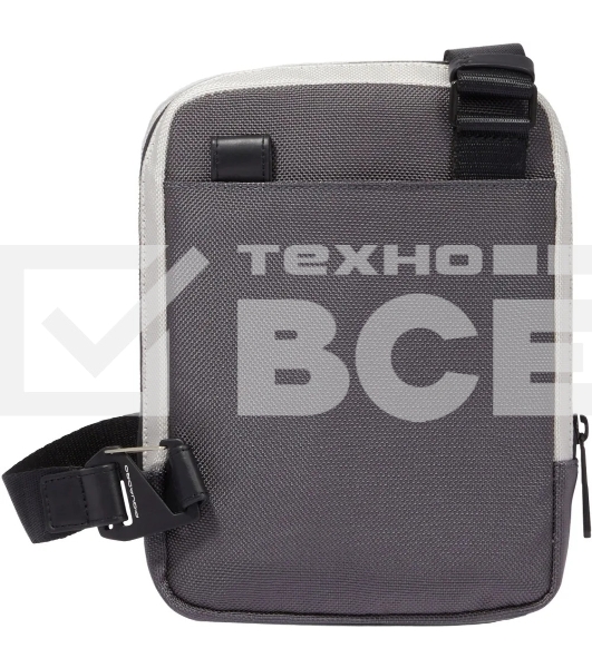 Сумка Piquadro Brief2 Special CA3084BR2S/GRN серая/черная нейлон/натур.кожа