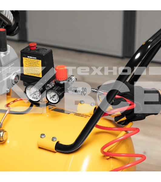 Компрессор воздушный Denzel DKV2200/100,Х-PRO (58079) 2.2 кВт, 400 л/мин, 100л