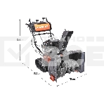 Снегоуборщик бензиновый Patriot СИБИРЬ 85ET 7.8л.с., фото6