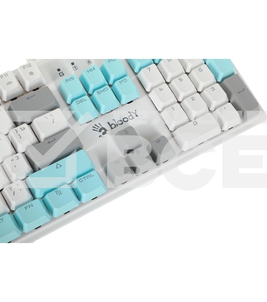 Клавиатура проводная A4Tech Bloody S510N USB белый