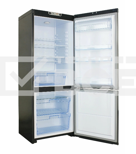 Холодильник DON R-280 G графит двухкамерный 200/90л морозилка снизу