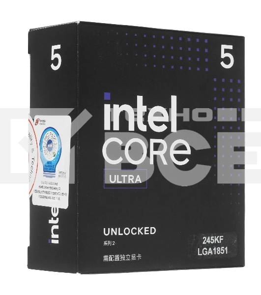 Процессор Intel Core Ultra 5 245KF Soc-1851 3.6GHz BOX