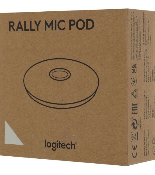 Микрофон Logitech Microphone for Rally ConferenceCamMic Pod Off белый