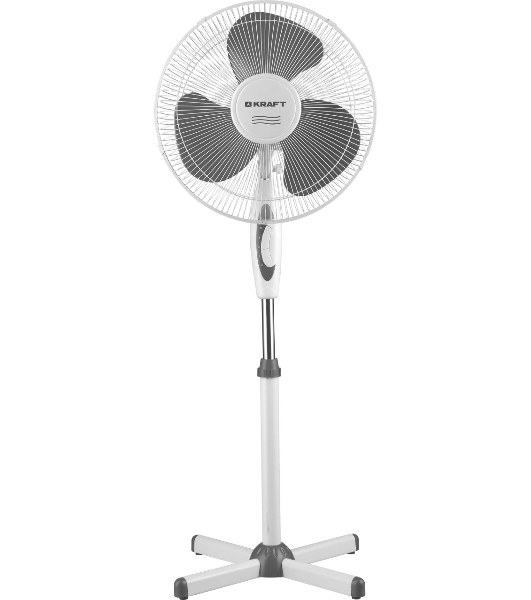 Вентилятор Kraft FS40-1621G серый, напольный, 40 Вт, 3 скорости, 40 см