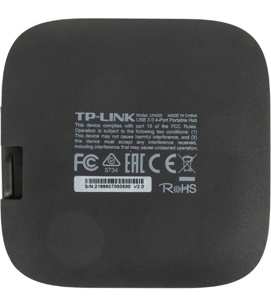 USB-концентратор TP-Link UH400, USB 3.0, USB 4  порта, USB