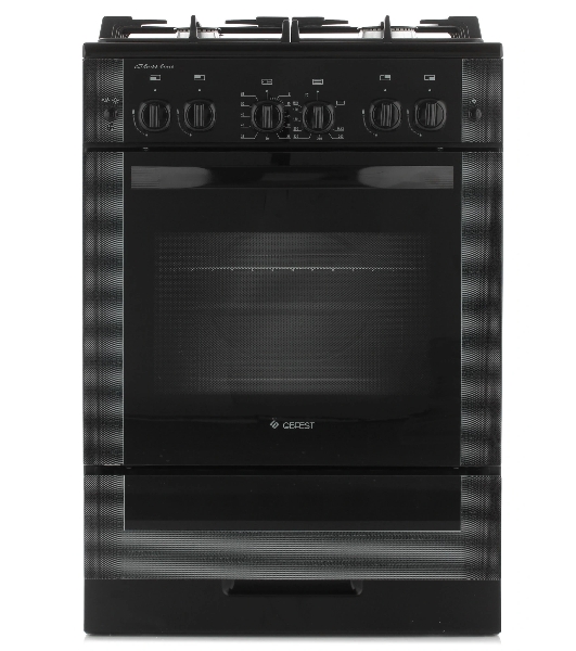 Плита газовая Gefest ПГ 6500-02 0115 черный, конфорок 4 шт, духовка 52 л, 60 см x 85 см x 60 см