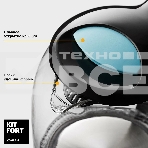 Чайник электрический Kitfort КТ-625-1 1.7л. 2200Вт черный/голубой (корпус: стекло), фото6