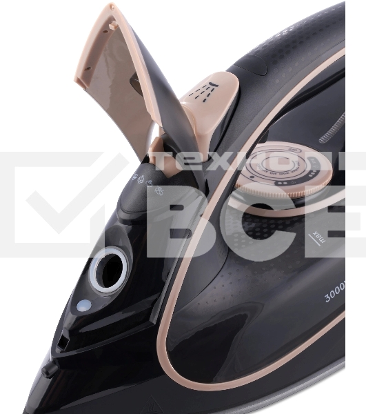 Утюг Domfy DSC-EI901 3000Вт черный/золотистый