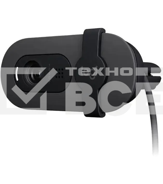 Веб-камера Logitech HD Webcam Brio 100 черный 2Mpix (1920x1080) USB-A с микрофоном (960-001587)