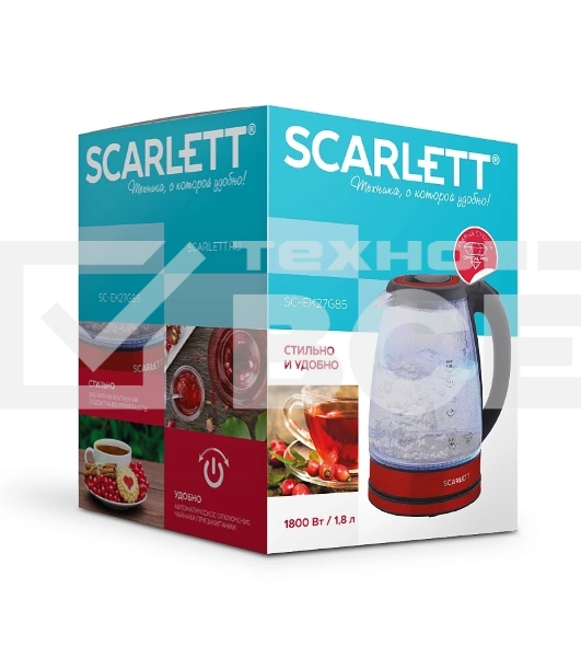 Чайник Scarlett SC-EK27G85 RED