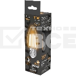 Лампа филам. Gauss Filament 11Вт цок.:E27 свеча св.свеч.белый теп. (упак.:10шт) (103802111), фото9