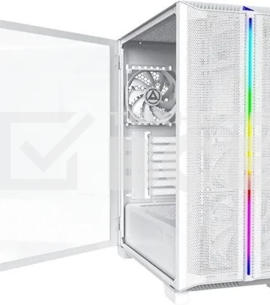 Компьютерный корпус Montech SKY ONE Lite белый без БП ATX 3x120mm 2xUSB3.0 1xUSB3.1 audio bott PSU