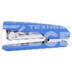 Степлер Deli E0229 N10 (15 листов) встроенный антистеплер, ассорти, 50 скоб, коробка, фото 1