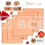 Поддон для пастилы Pullman PL-Q25-5 силикон квадратный универс. 5шт в комплекте 25х25х1см, персиковый, фото 1