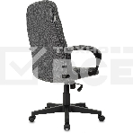 Кресло руководителя Бюрократ CH 002 Fabric 3C1 серый, крестов. пластик, фото13