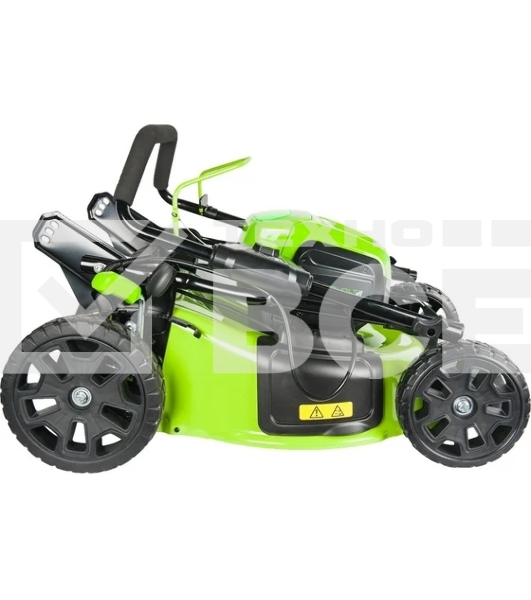 Газонокосилка аккумуляторная  GreenWorks GD60LM46HPK4, 60V, 46 см, бесщеточная, с 1хАКБ 4 А.ч. и ЗУ (2502807UB)