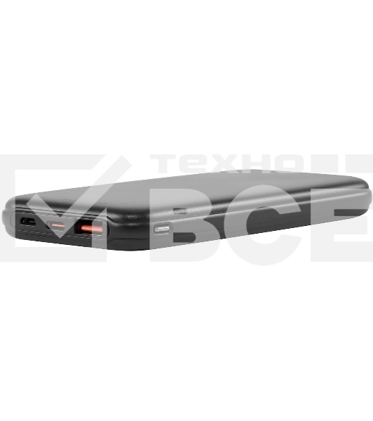 Мобильный аккумулятор Digma DGPF10B 10000mAh QC3.0/PD3.0 22.5W 3A USB-A/USB-C черный