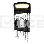 Набор ключей комбинированных трещоточных Denzel 6-17 мм, 6 шт., CrV, матовый хром 14720, фото2