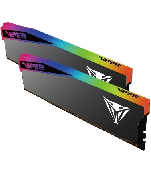 Оперативная память Patriot Memory Viper Elite 5 Ultra RGb RTL Gaming VEUR564G6028K DDR5 2x32Gb 6000MHz PC5-48000 CL28 DIMM 288-pin 1.4В kit single rank с радиатором Ret