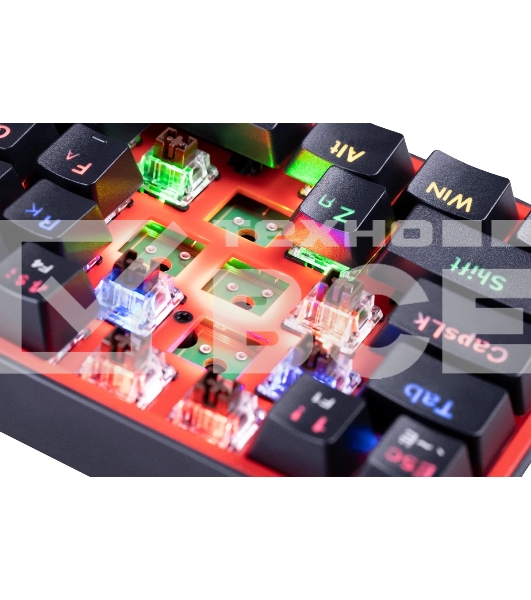 Клавиатура проводная REDRAGON Fizz RU черный