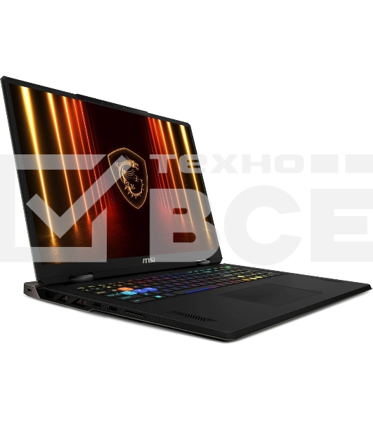 Ноутбук MSI Vector 18 HX AI A2XWHG-899XRU Ultra 9 285HX 64Gb SSD 1Tb NVIDIA GeForce RTX 5070Ti 12Gb 18' IPS QHD+ (2560x1600) FreeDOS grey space WiFi BT Cam (9S7-1824B4-899)
