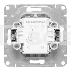 Механизм выключателя EKF UP1-SWW-20 двухклавишный, белый Эпика, фото10