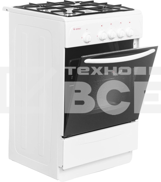 Плита газовая Gefest ПГ 3200-08 К35 белый, конфорок 4 шт, духовка 42 л, 50 см x 85 см x 53 см