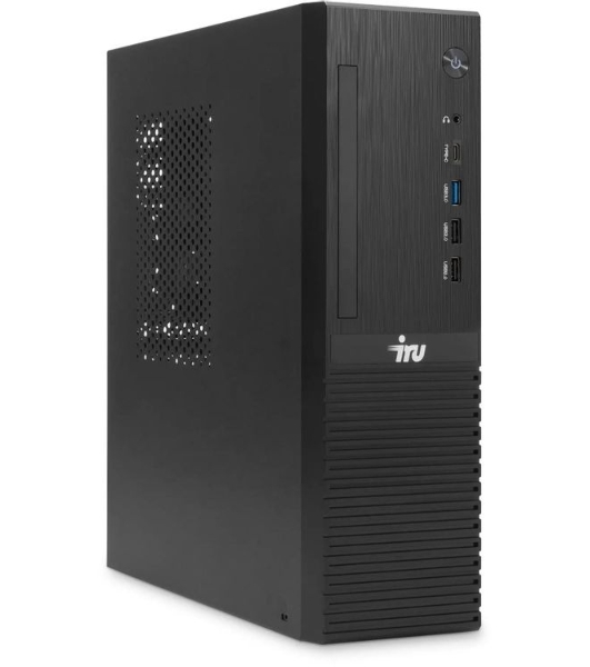 ПК IRU Planio 310H6SFC SFF i3 13100F (3.4) 8Gb SSD256Gb GT610 2Gb Windows 11 Pro GbitEth 350W черный (2153485)
