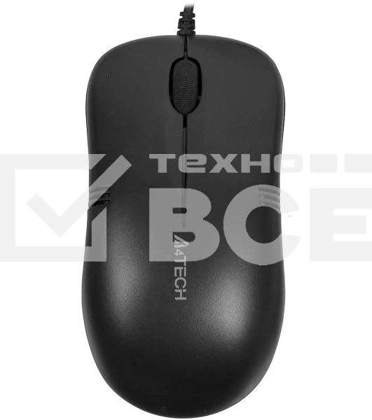 Мышь проводная A4Tech OP-560NUS черный, 1200 dpi, USB, кнопки - 3