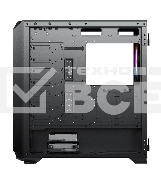 Компьютерный корпус ACD Fort 279M ATX, Black, USB2.0*2+USB3.0+HD audio ,4*14cm fans ,METAL side panel, up to 9 pcs 3,5 HDD, SPCC 0,9 mm