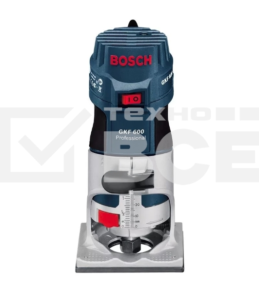 Фрезер универсальный Bosch GKF 600 Professional 060160A100 600 Вт, 33000 об/мин, 1,5 кг
