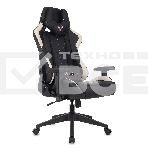 Кресло игровое Бюрократ VIKING 5 AERO WHITE черный/белый искусственная кожа, фото 1