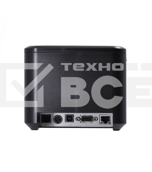 Термопринтер Mertech Q80 (1022) 203 dpi, 230 мм/сек, USB, RS232, Ethernet, RJ12, черный