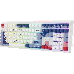 Клавиатура проводная Oklick 725G белый/красный USB Multimedia for gamer LED (2070294), фото6