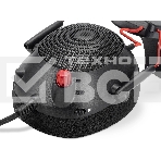 Наушники с микрофоном Оклик HS-L305G черный/красный 2м мониторные оголовье (2060511), фото5