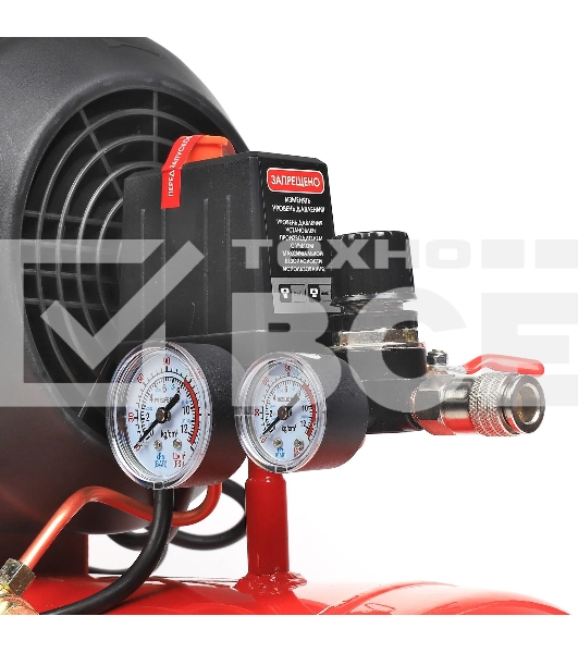 Компрессор Победа поршневой масляный КМ 50-400, 400 л/мин, 8 бар, 2200 Вт, 50 л, быстросъемный 1/4