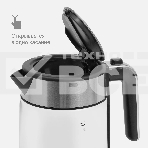 Чайник электрический Tuvio TUK217H1, режим поддержания тепла, 1.7 л, серебристый, фото2