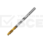 Сверло спиральное по металлу Denzel 5 x 86мм, Р6М5, Golden Tip, многогранная заточка, фото4