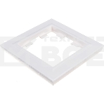 Рамка 1-мест. IEK BRITE РУ-1-БрБ белый, фото 1