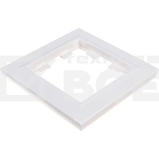 Рамка 1-мест. IEK BRITE РУ-1-БрБ белый